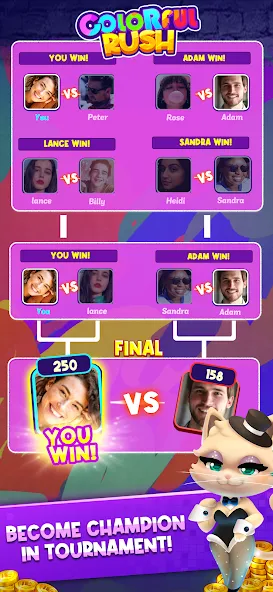 Match Club : PvP Match3 (Матч Клуб) [МОД: Много денег, Монет и Все открыто] Screenshot 1