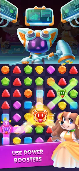 Match Club : PvP Match3 (Матч Клуб) [МОД: Много денег, Монет и Все открыто] Screenshot 3