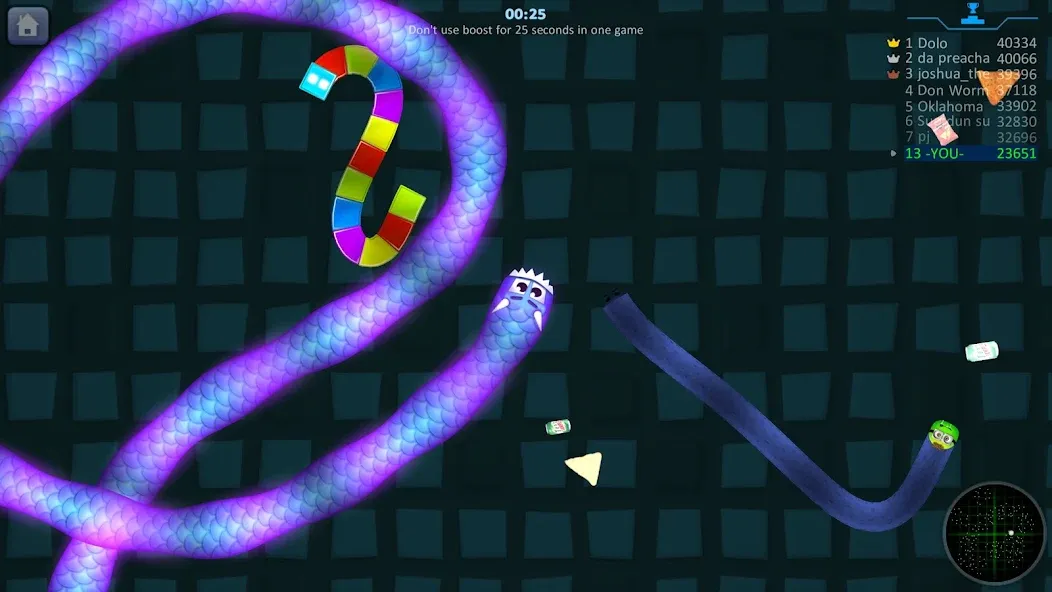 Snake Hunt: Worm io Games Zone [МОД: Все открыто, Дополнительные деньги и Меню MOD] Screenshot 1
