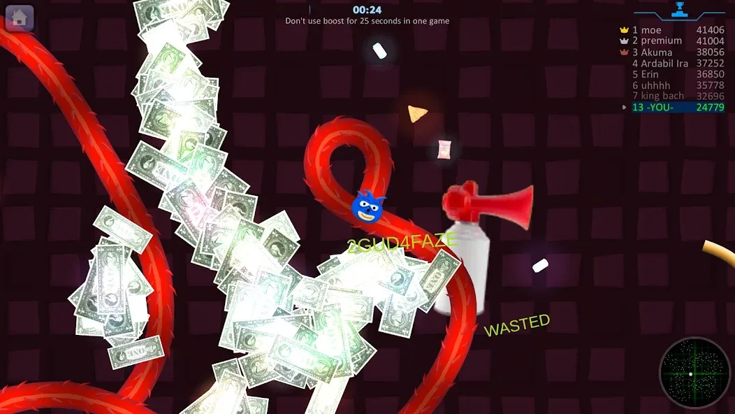 Snake Hunt: Worm io Games Zone [МОД: Все открыто, Дополнительные деньги и Меню MOD] Screenshot 2