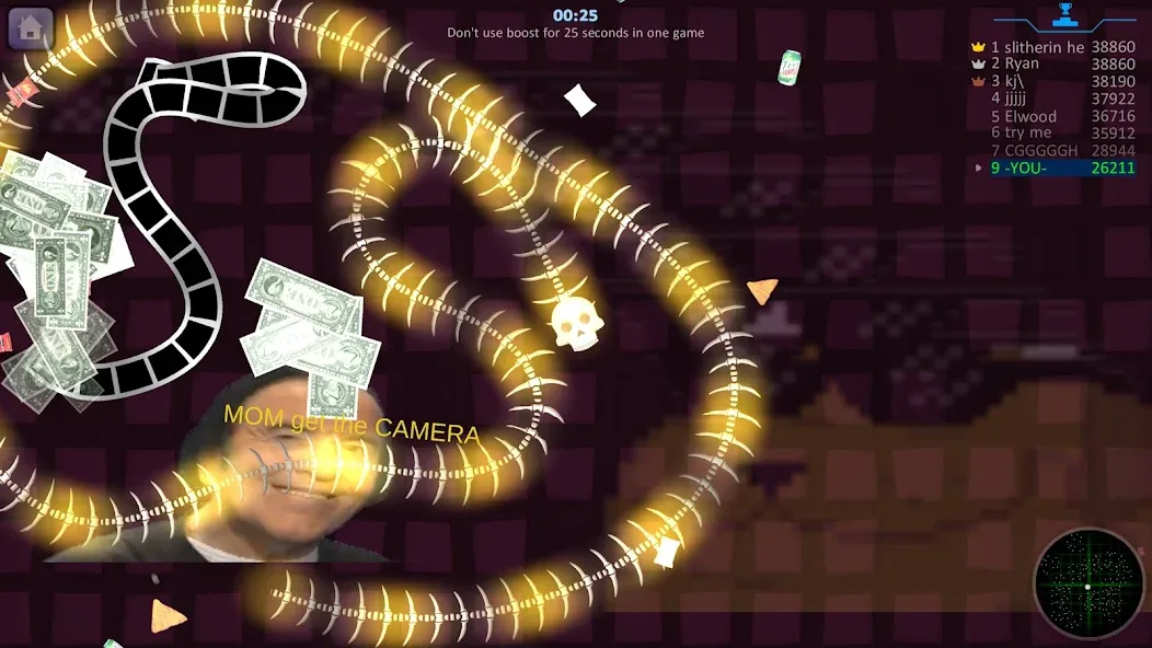Snake Hunt: Worm io Games Zone [МОД: Все открыто, Дополнительные деньги и Меню MOD] Screenshot 3