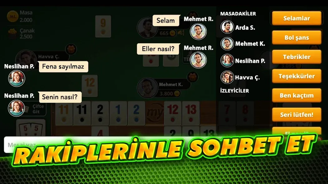 Çanak Okey - Mynet [МОД: Много денег, Монет и Все открыто] Screenshot 2