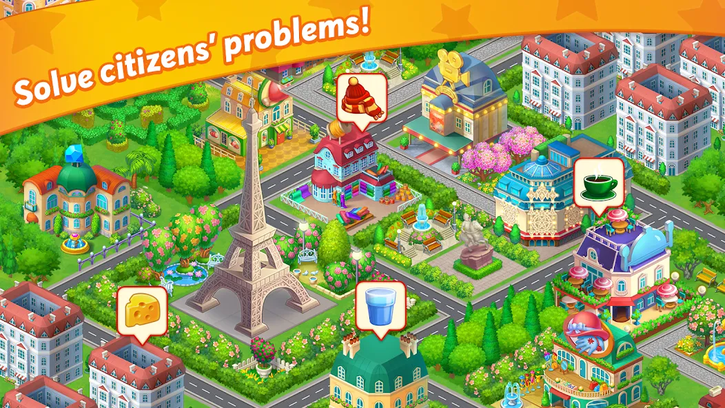 Paris: City Adventure (Париж) [МОД: Все открыто, Дополнительные деньги и Меню MOD] Screenshot 2