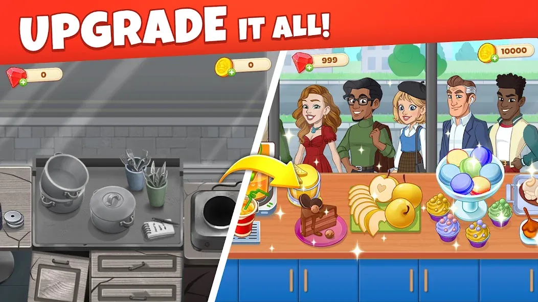 Cooking Diary® Restaurant Game (Кукинг Диари) [МОД: Много монет, Открытые уровни и Мега MOD] Screenshot 5