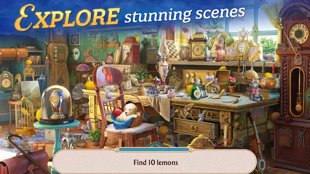 Seekers Notes: Hidden Objects [МОД: Меню, Бесконечные монеты и Открытые уровни] Screenshot 4