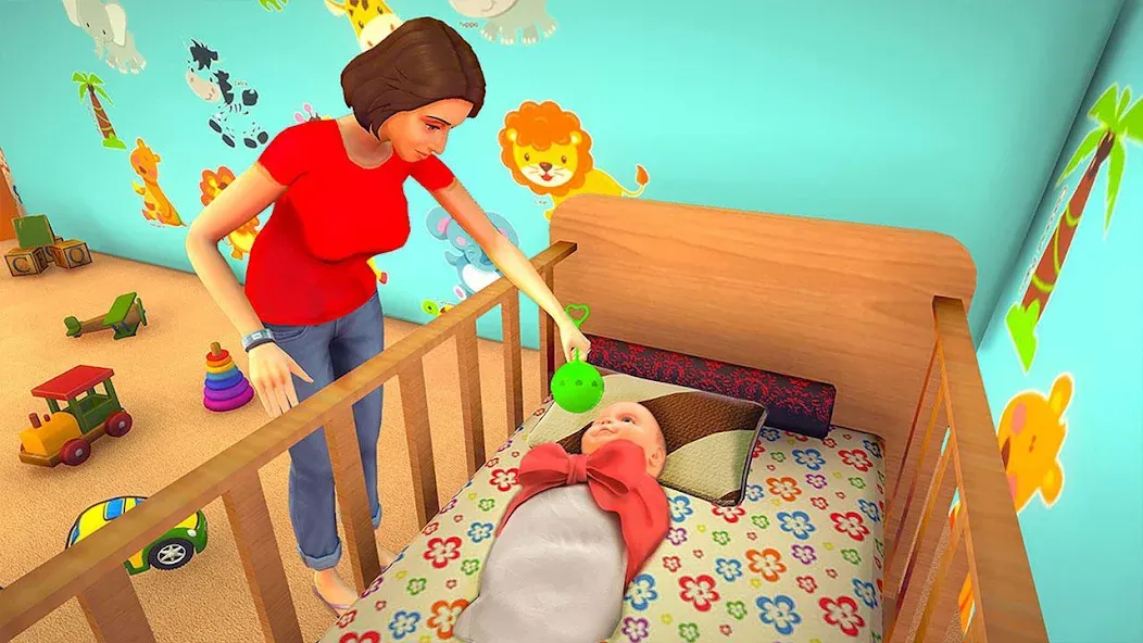 Virtual Pregnant Mom Baby Care (Виртуальная беременная мама Уход за младенцем) [МОД: Деньги, Монеты и Меню MOD] Screenshot 4