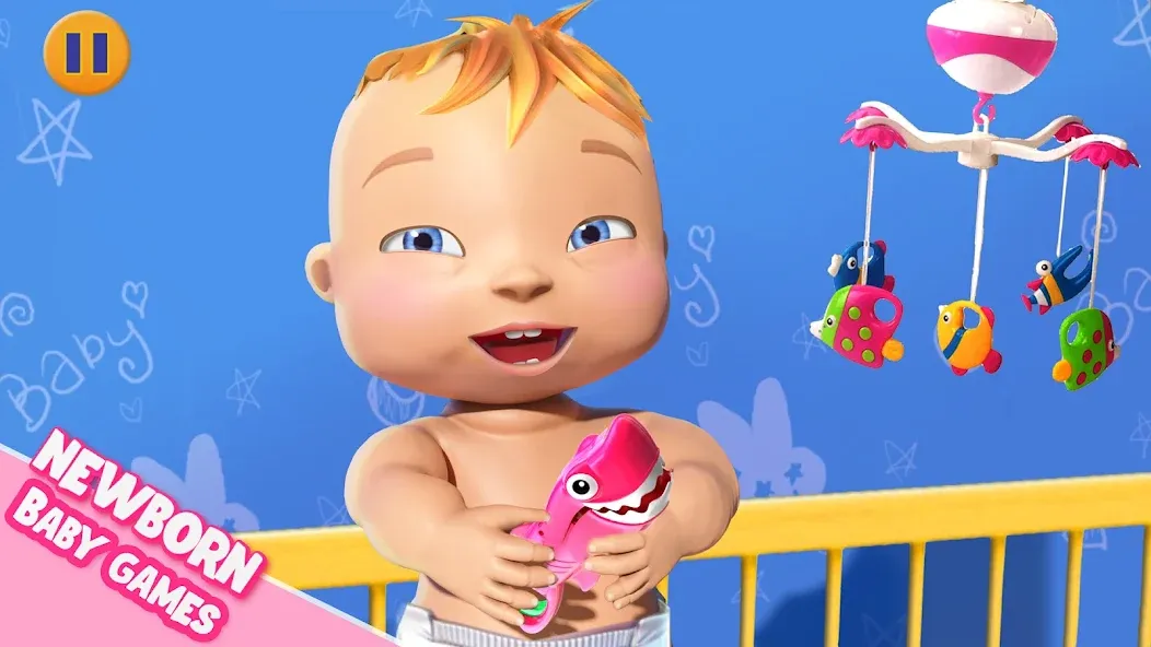 Virtual Baby Mother Simulator [МОД: Все открыто, Дополнительные деньги и Меню MOD] Screenshot 1