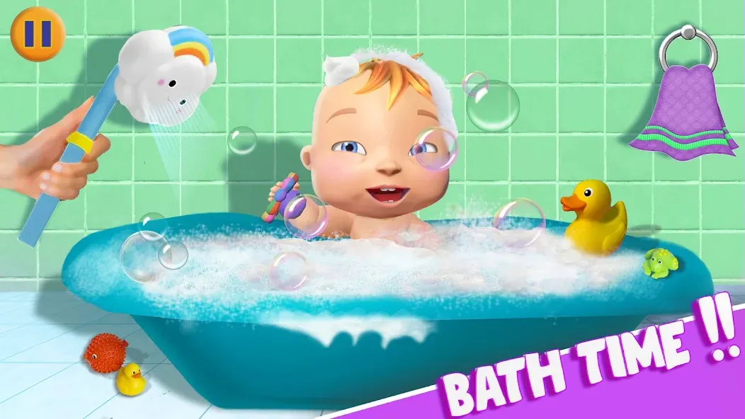 Virtual Baby Mother Simulator [МОД: Все открыто, Дополнительные деньги и Меню MOD] Screenshot 3