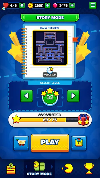 PAC-MAN (ПАК) [МОД: Деньги, Монеты и Меню MOD] Screenshot 3