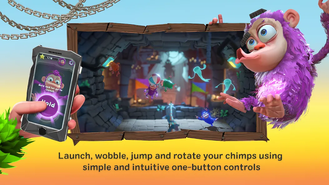 Chimparty [МОД: Все открыто, Дополнительные деньги и Меню MOD] Screenshot 2