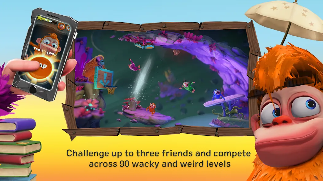 Chimparty [МОД: Все открыто, Дополнительные деньги и Меню MOD] Screenshot 3