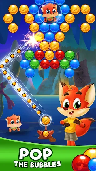 Bubble Friends Bubble Shooter [МОД: Много денег, Монет и Все открыто] Screenshot 1