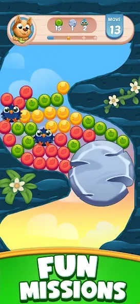 Farm Blast - Merge & Pop [МОД: Меню, Бесконечные монеты и Открытые уровни] Screenshot 1