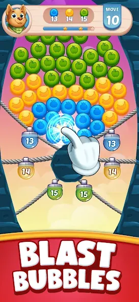 Farm Blast - Merge & Pop [МОД: Меню, Бесконечные монеты и Открытые уровни] Screenshot 2