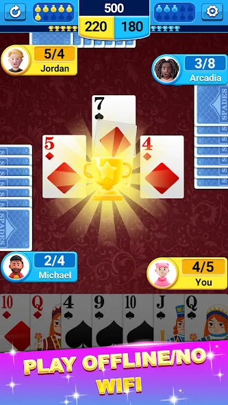 Spades [МОД: Деньги, Монеты и Меню MOD] Screenshot 4