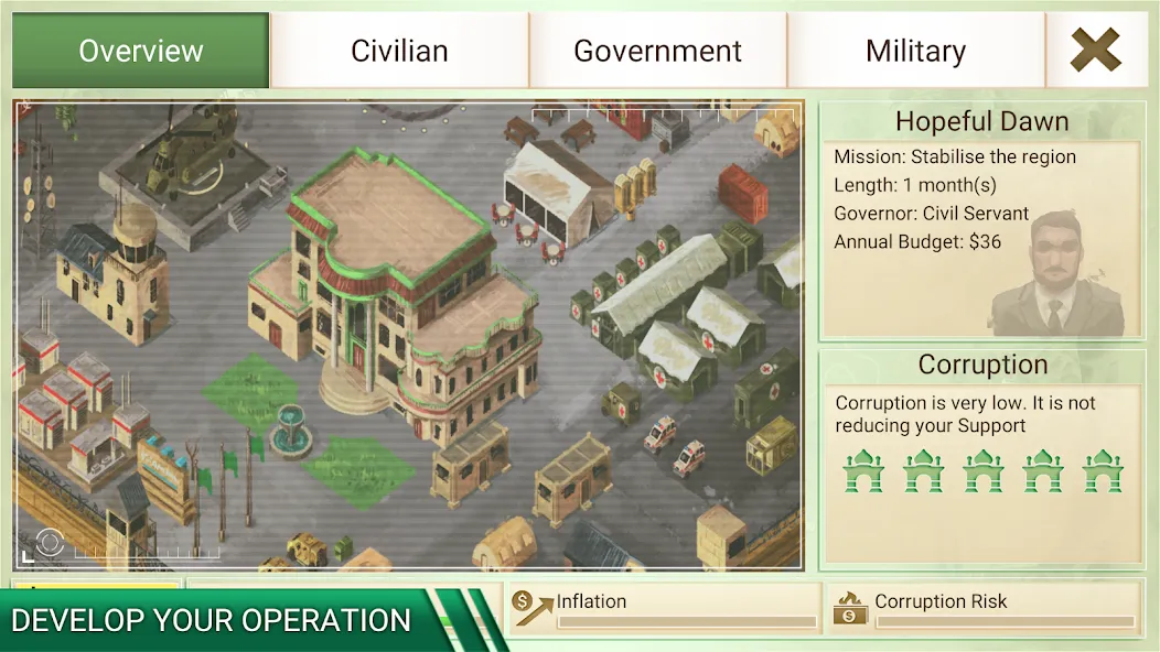 Rebel Inc. [МОД: Деньги, Монеты и Меню MOD] Screenshot 5