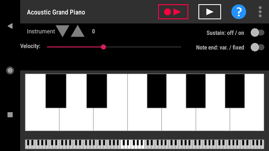 Simple piano with recorder (Симпл пиано с рекордером) [МОД: Деньги, Монеты и Меню MOD] Screenshot 4