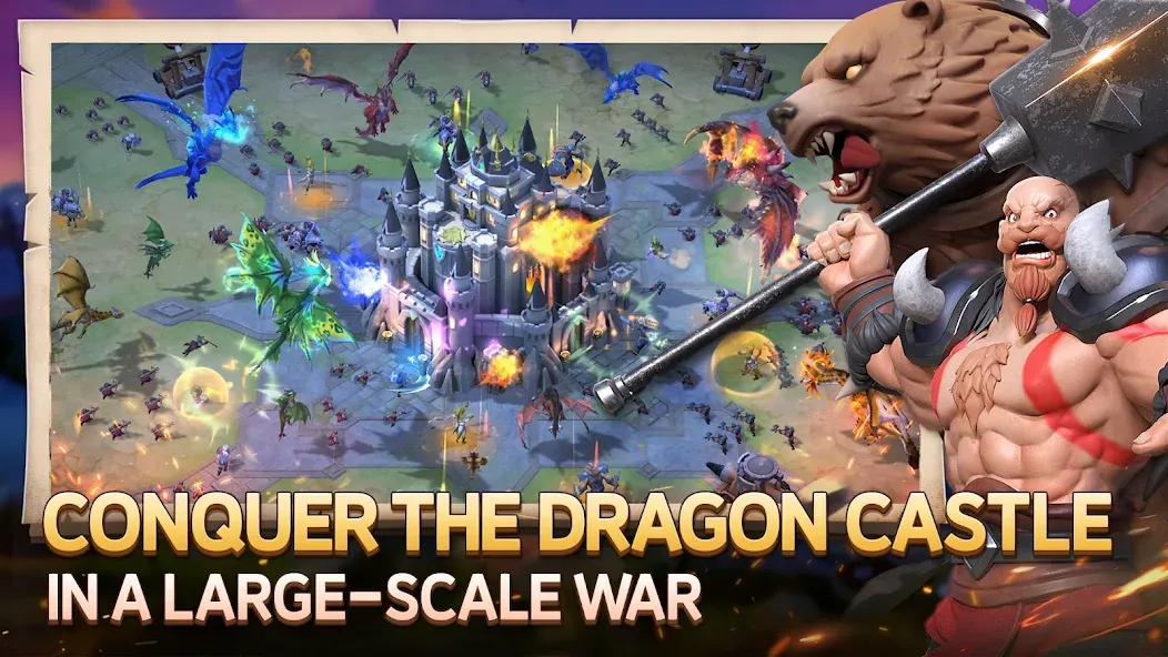 Dragon Siege: Kingdom Conquest (Драгон Сидж) [МОД: Меню, Бесконечные монеты и Открытые уровни] Screenshot 2