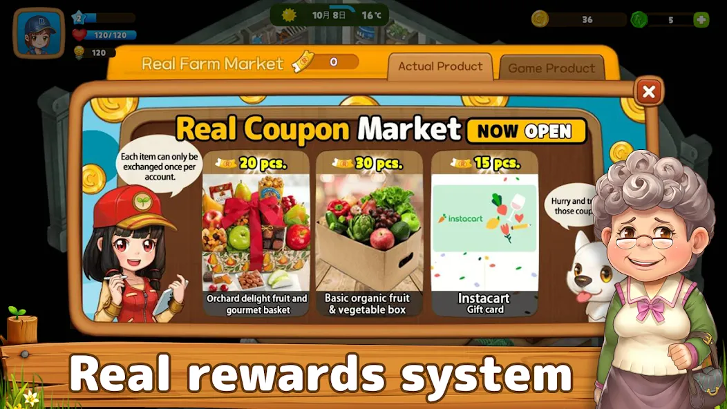Real Farm : Save the World (Риал Фарм) [МОД: Все открыто, Дополнительные деньги и Меню MOD] Screenshot 5