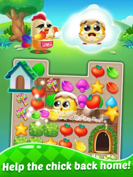 Puzzle Wings: match 3 games (Пазл Вингс) [МОД: Много денег, Монет и Все открыто] Screenshot 3