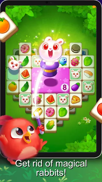 Tile Wings: Offline Match 3 (Тайл Вингс) [МОД: Меню, Бесконечные монеты и Открытые уровни] Screenshot 2