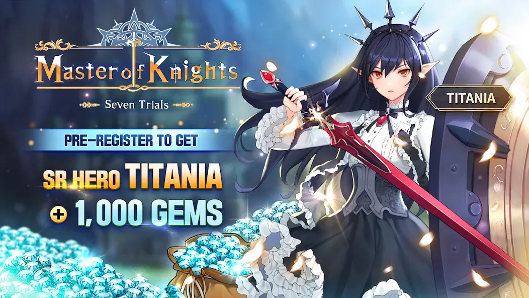 Master of Knights- Tactics RPG (Мастер оф Найтс) [МОД: Меню, Бесконечные монеты и Открытые уровни] Screenshot 1