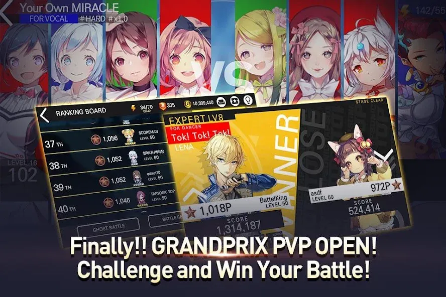 TAPSONIC TOP -Music Grand prix (Тапсоник Топ) [MOD: Все разблокировано] - Скриншот 4