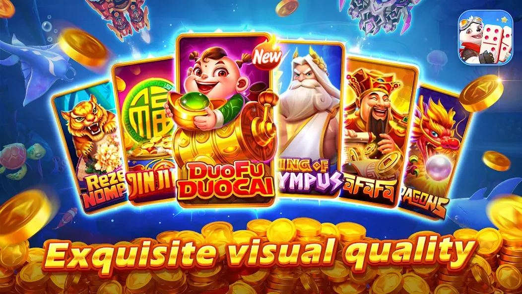 Bearfish Slots (Хиггс Беарфиш Казино) [МОД: Все открыто, Дополнительные деньги и Меню MOD] Screenshot 1