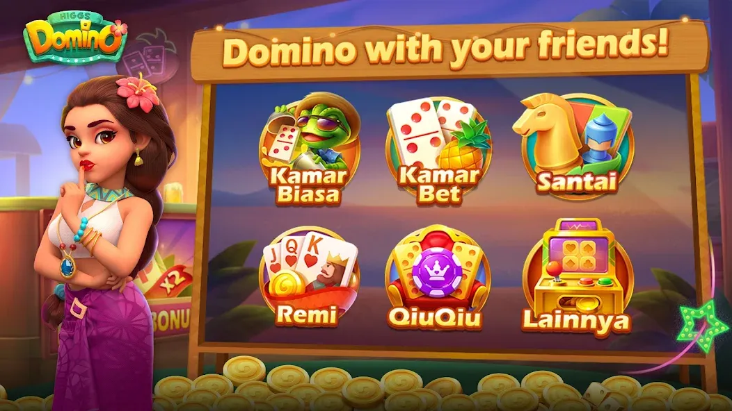 Higgs Domino Island (Хиггс Домино Остров) [МОД: Много денег, Монет и Все открыто] Screenshot 1