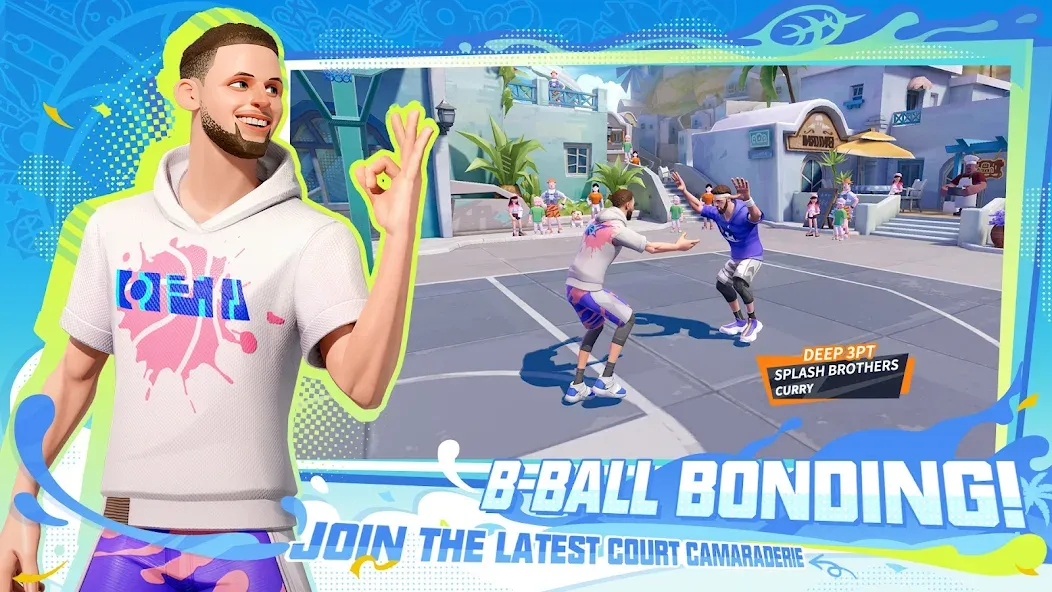 Dunk City Dynasty (Данк Сити Династия) [МОД: Много монет, Открытые уровни и Мега MOD] Screenshot 3