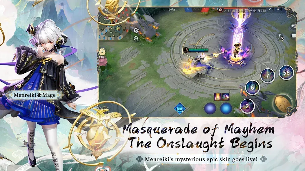 Onmyoji Arena (Онмедзи Арена) [МОД: Меню, Бесконечные монеты и Открытые уровни] Screenshot 5