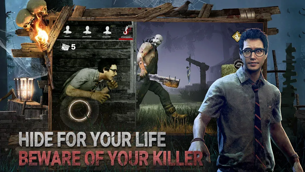 Dead by Daylight Mobile (Дэд бай дэйлайт Мобайл) [МОД: Меню, Бесконечные монеты и Открытые уровни] Screenshot 2