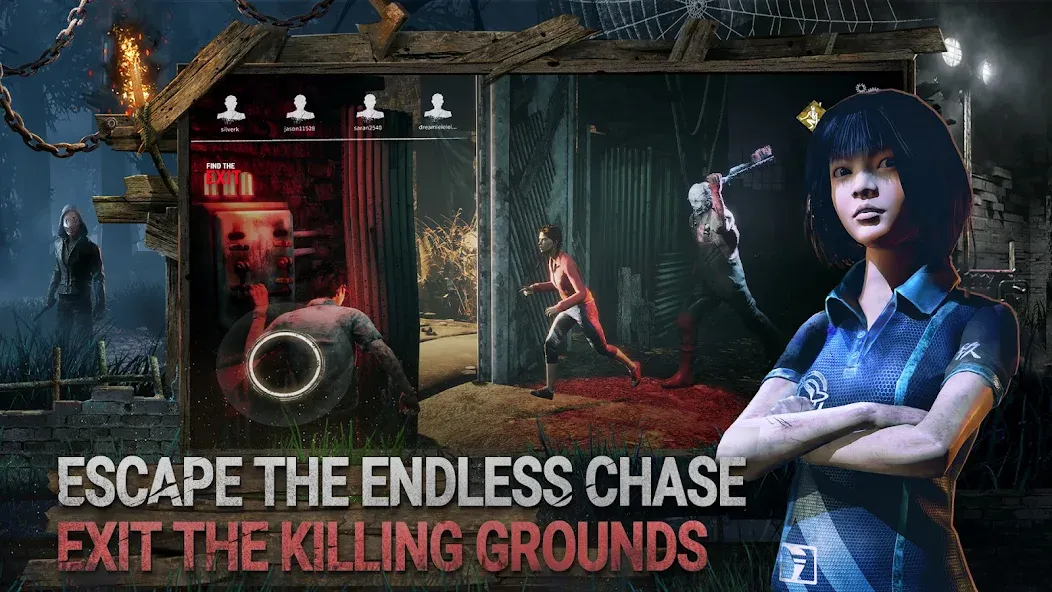 Dead by Daylight Mobile (Дэд бай дэйлайт Мобайл) [МОД: Меню, Бесконечные монеты и Открытые уровни] Screenshot 5