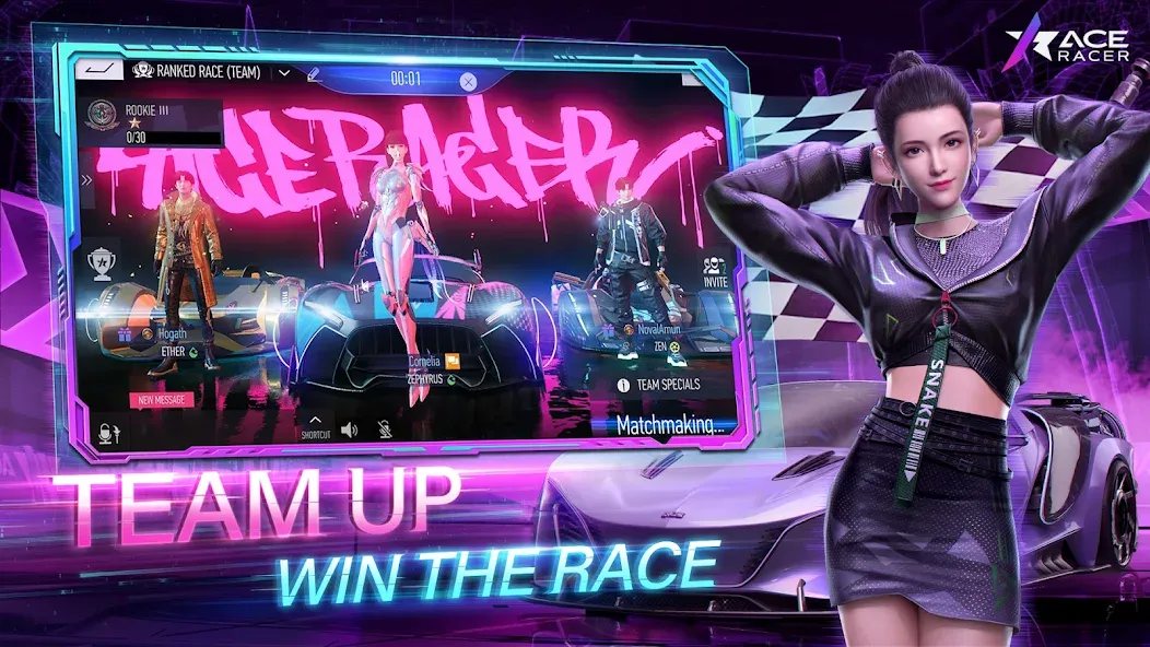 Ace Racer (Эйс Рейсер) [МОД: Меню, Бесконечные монеты и Открытые уровни] Screenshot 4