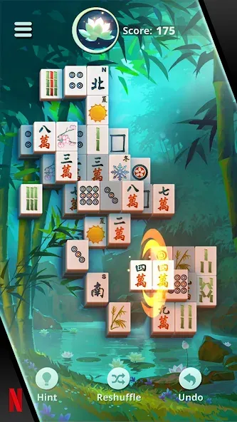 NETFLIX Mahjong Solitaire (НЕТФЛИКС) [МОД: Много монет, Открытые уровни и Мега MOD] Screenshot 1