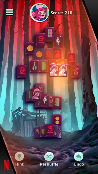 NETFLIX Mahjong Solitaire (НЕТФЛИКС) [МОД: Много монет, Открытые уровни и Мега MOD] Screenshot 2