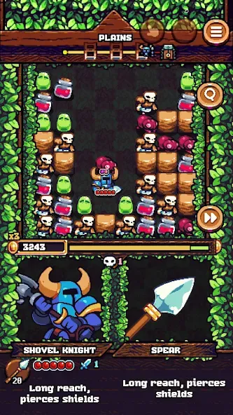 Shovel Knight Pocket Dungeon (Шавел Найт Покет Данжен) [МОД: Меню, Бесконечные монеты и Открытые уровни] Screenshot 1