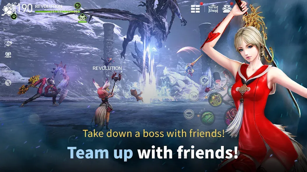 Blade&Soul Revolution [МОД: Меню, Бесконечные монеты и Открытые уровни] Screenshot 3