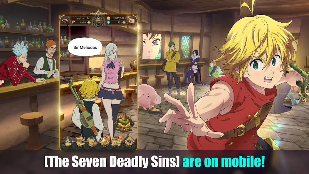 The Seven Deadly Sins (Девять смертных грехов) [МОД: Много монет, Открытые уровни и Мега MOD] Screenshot 1