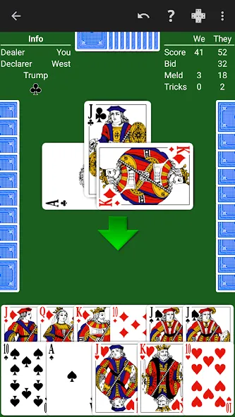 Pinochle - Expert AI (Пиночле) [МОД: Много денег, Монет и Все открыто] Screenshot 1