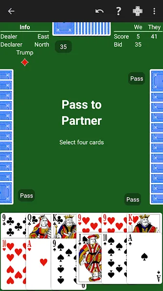 Pinochle - Expert AI (Пиночле) [МОД: Много денег, Монет и Все открыто] Screenshot 4
