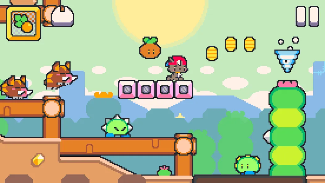 Super Cat Tales: PAWS (упер Кэт Тэйлз) [МОД: Меню, Бесконечные монеты и Открытые уровни] Screenshot 3