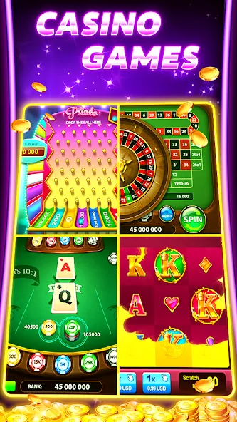 Treasure Slots - Vegas Slots & [МОД: Деньги, Монеты и Меню MOD] Screenshot 3