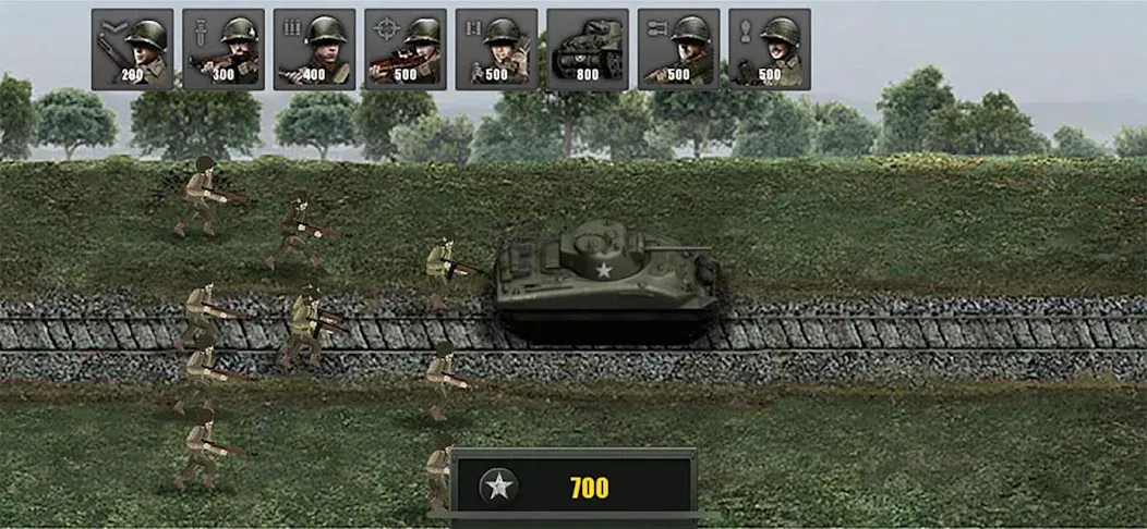 Warfare War Troops (Военное сражение Война Войска) [МОД: Меню, Бесконечные монеты и Открытые уровни] Screenshot 2