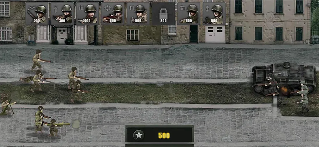 Warfare War Troops (Военное сражение Война Войска) [МОД: Меню, Бесконечные монеты и Открытые уровни] Screenshot 3