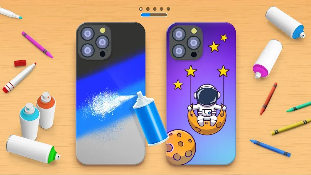 Phone Case DIY [МОД: Все открыто, Дополнительные деньги и Меню MOD] Screenshot 1