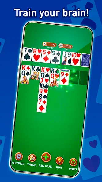 Solitaire: Classic Card Game (Клондайк Солитер) [МОД: Много монет, Открытые уровни и Мега MOD] Screenshot 2