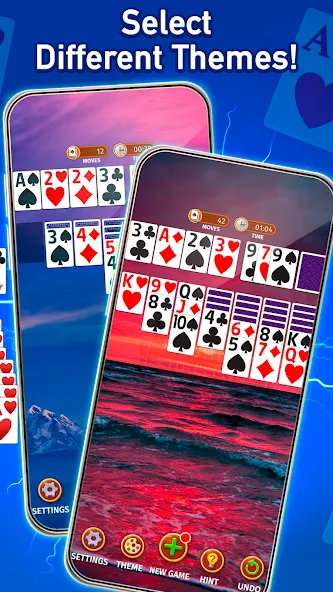 Solitaire: Classic Card Game (Клондайк Солитер) [МОД: Много монет, Открытые уровни и Мега MOD] Screenshot 4