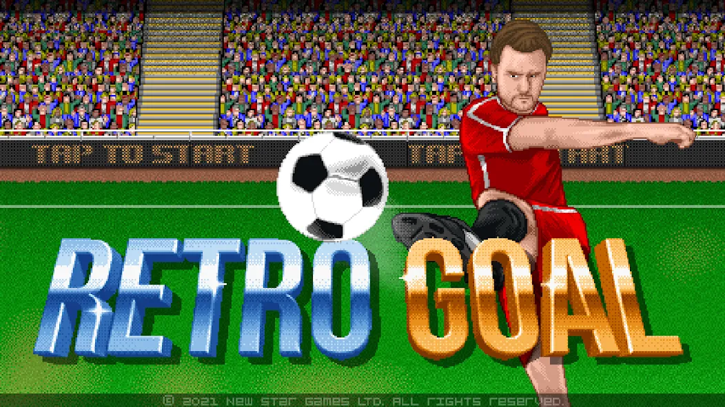 Retro Goal (Ретро Гол) [МОД: Меню, Бесконечные монеты и Открытые уровни] Screenshot 1