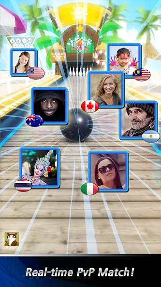 Bowling Club : 3D bowling [МОД: Много монет, Открытые уровни и Мега MOD] Screenshot 2